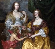 Anthony Van Dyck Lady Elizabeth Thimbelby and her Sister France oil painting artist